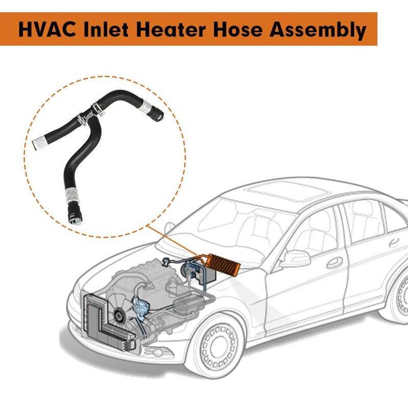 مجموعة خرطوم سخان مدخل HVAC من FANHAY لجيب بويك لسيارة شيفروليه ترافيرس لسيارة جي إم سي أكاديا لتوقعات زحل 20765678 - Image 3